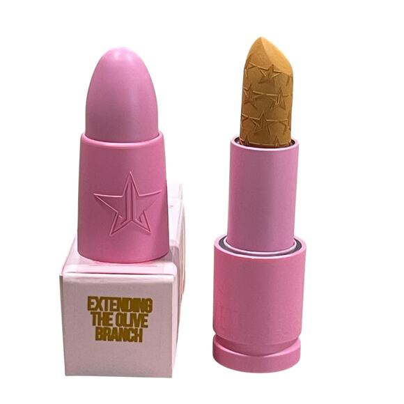 Jeffree Star Velvet Trap Lipstick Extending The Olive Branch Mustard Matte - Picture 1 of 4